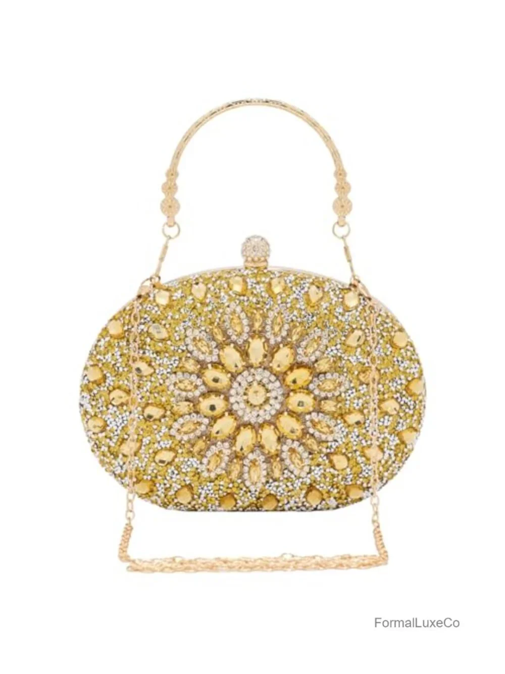 Rhinestone Evening Clutch Purse for Women Formal Wedding Party Bag